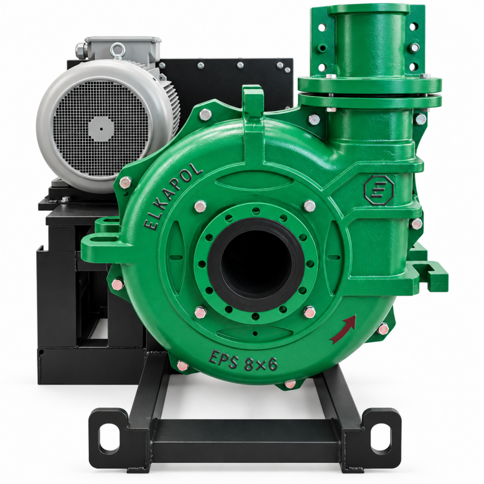 EPS 8X6 Çamur Pompası – 55 kW Elektrik Motorlu